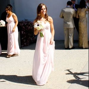 After Six Strapless Bridesmaids gown